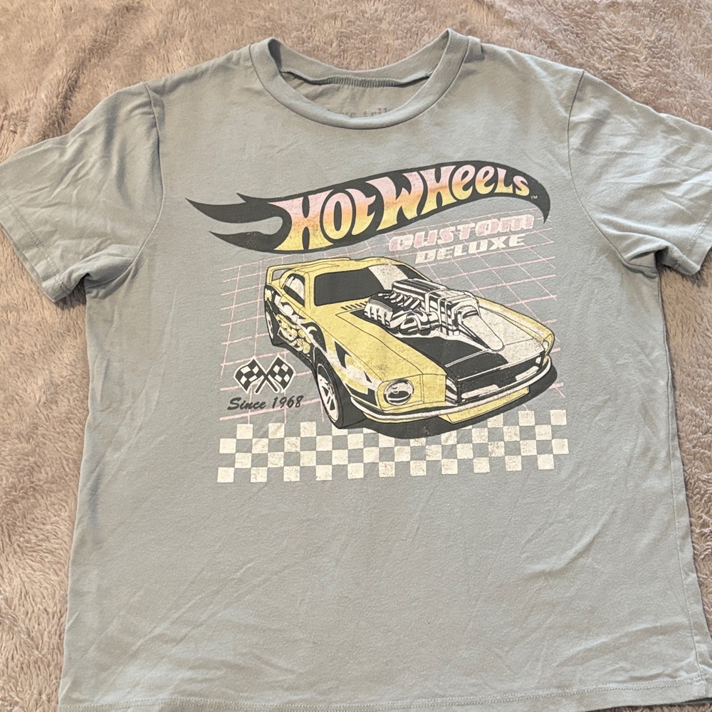 Love Tribe Gray Hot Wheels Kids T-Shirt